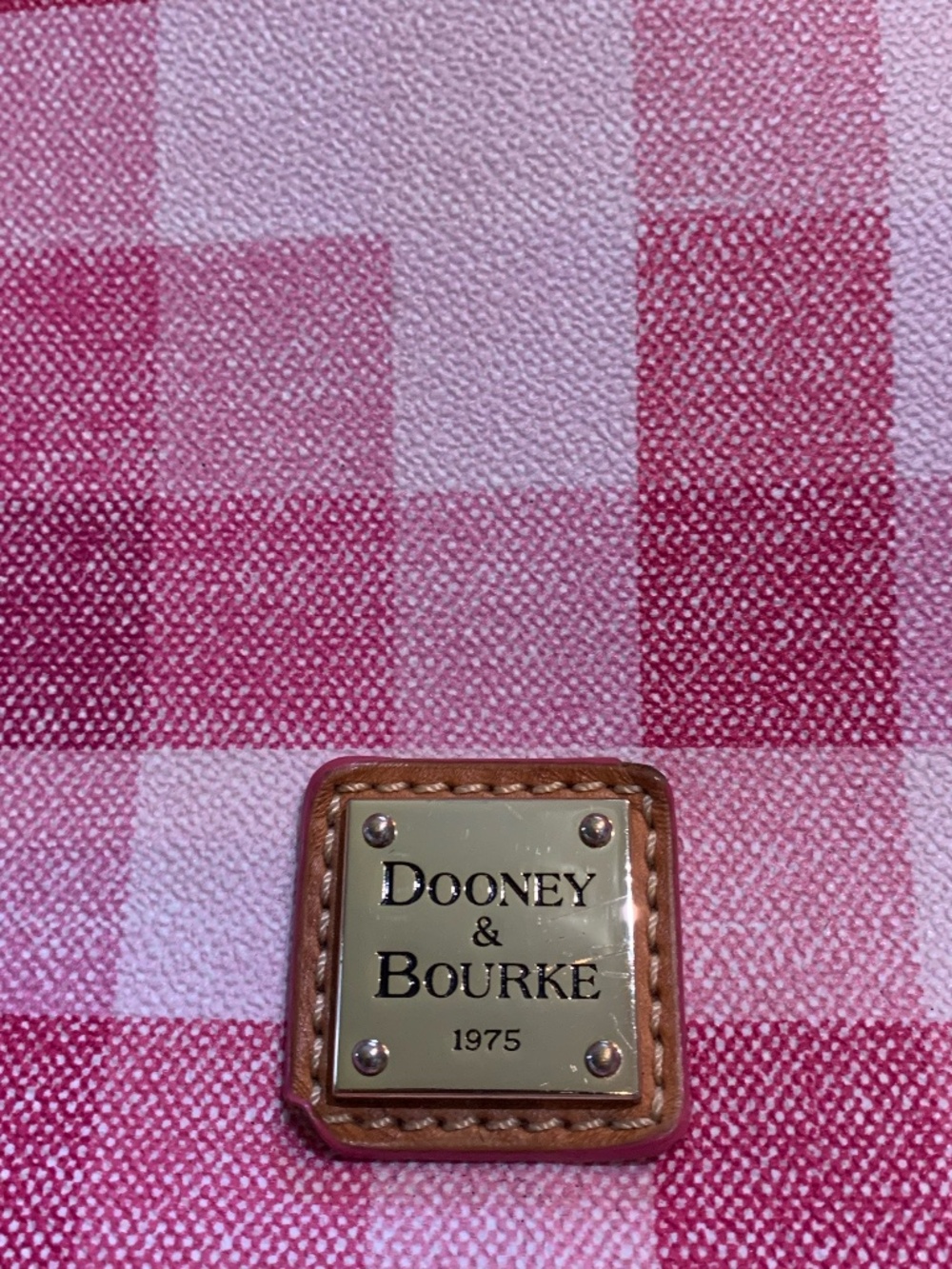 Dooney & Bourke Quadretto Pink Purse - Picture 2 of 11